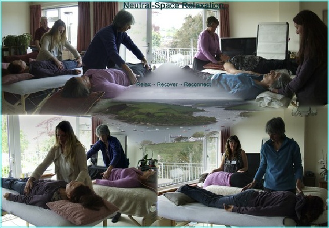 Neutral Space Relaxation Knigsbridge group enjoying the training course on Relaxation